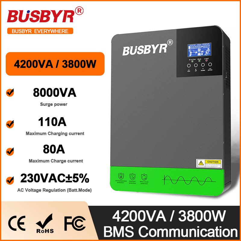 Renewable Energy Systems - 4.2KW 6.2KW Hybrid Solar Inverters 24V