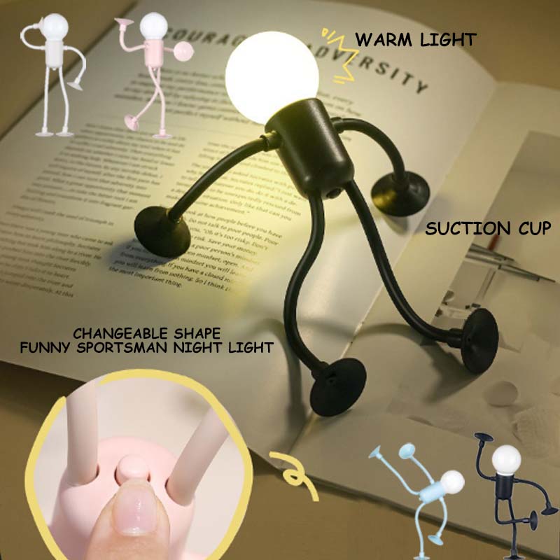 Renewable Energy Book - Changeable Shape Funny Sportsman Night Light