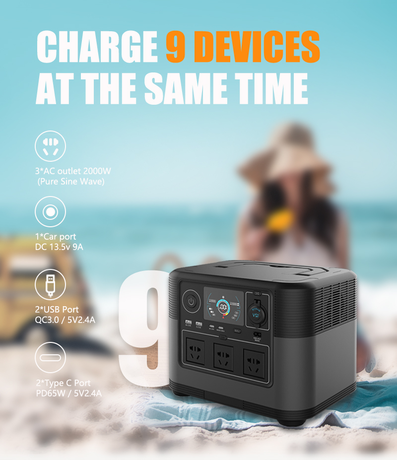 2026 new 220V 110V 1200W porta - Portable Power Station 评论和价格