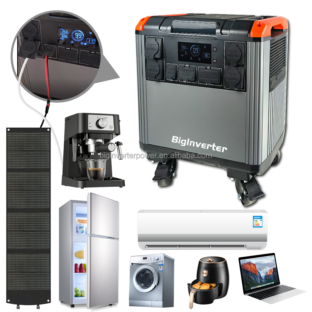 5000W Solar Generator 5000Wh L - Portable Power Station 评论和价格