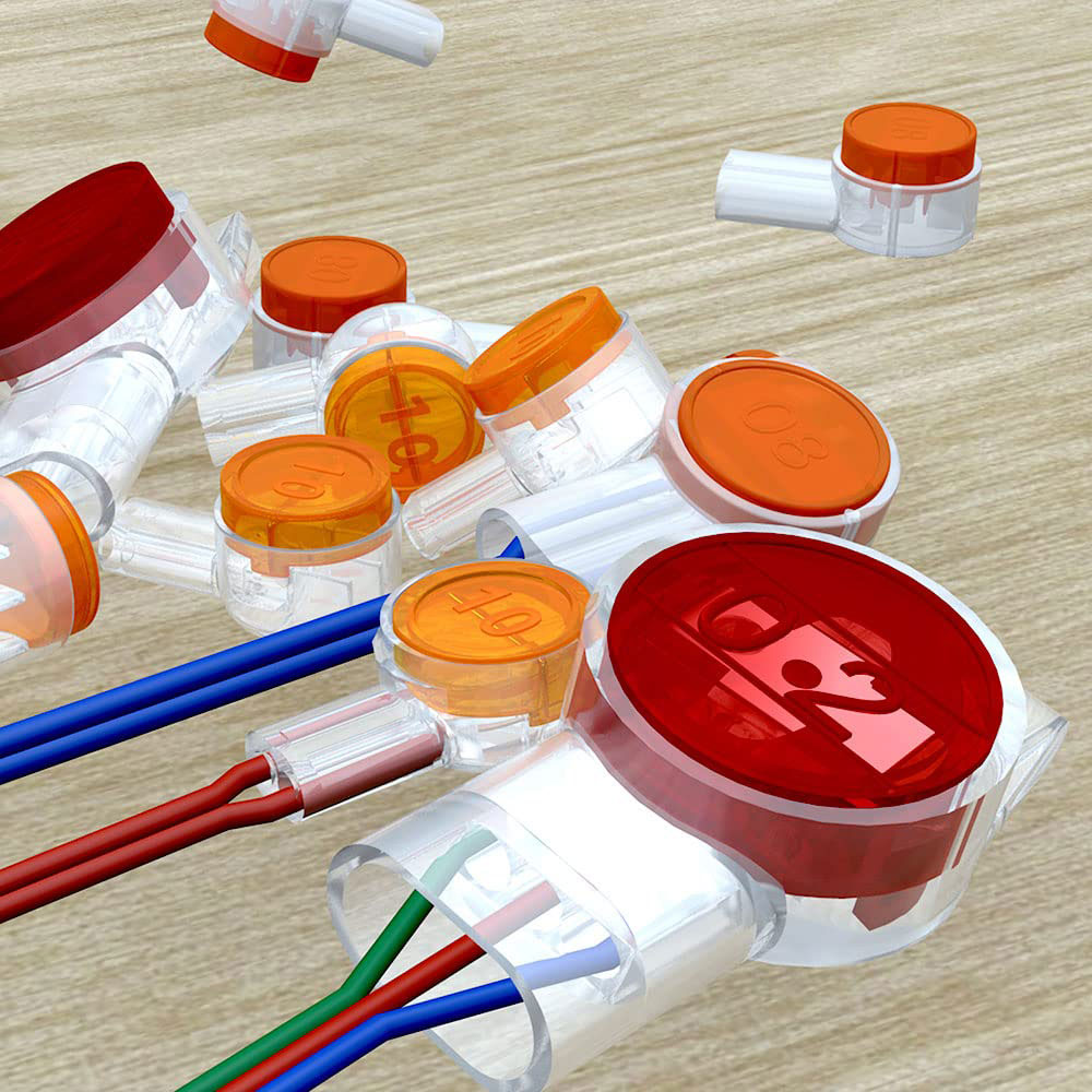 100Pcs K1 K2 K3 Wire Splice Co - Cable Gland Waterproof 评论和价格