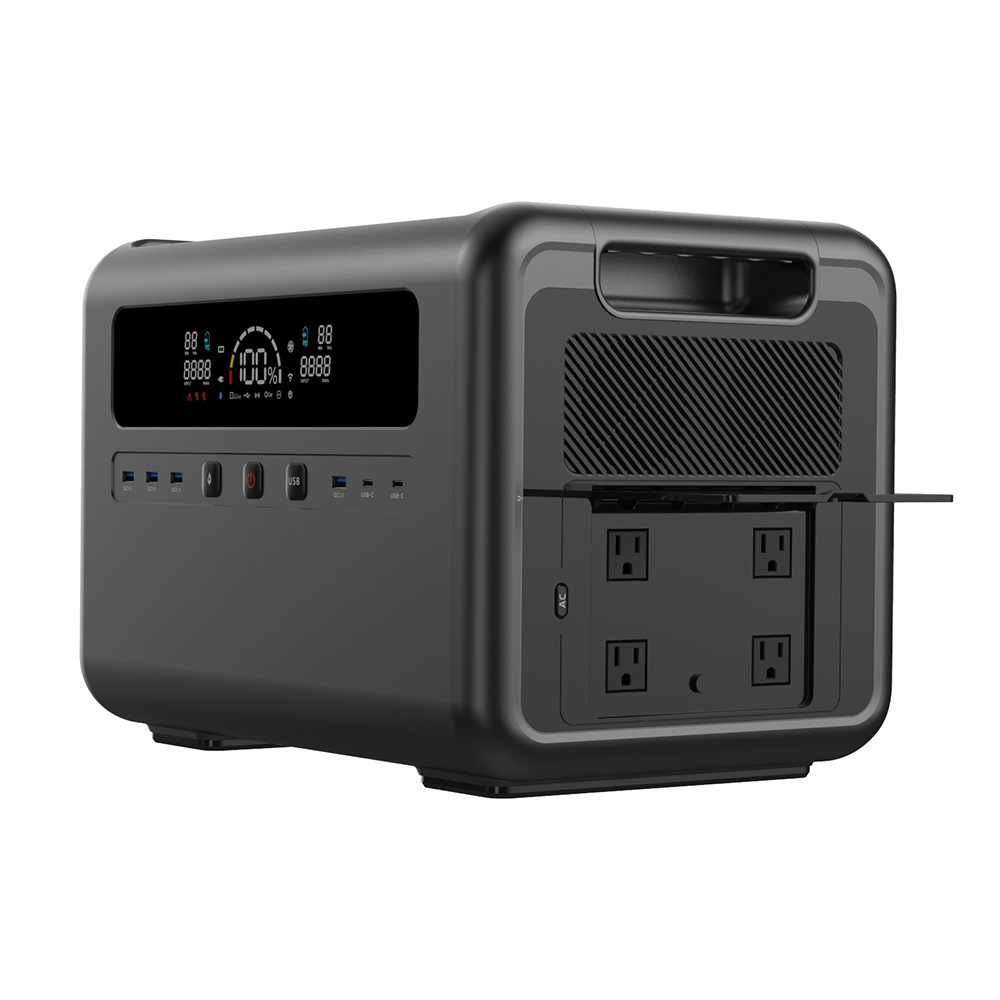 2400W Solar Power Generator, L - Portable Power Station 评论和价格