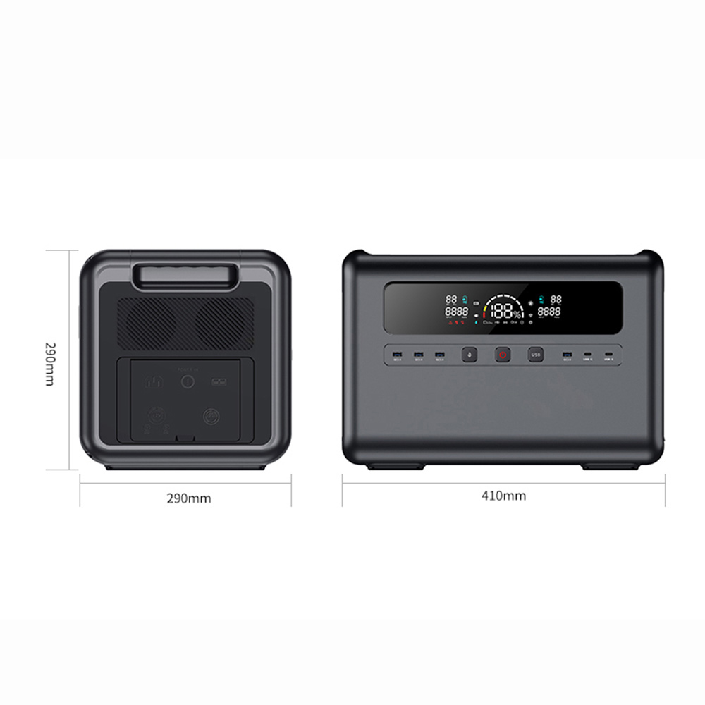2400W Solar Power Generator, L - Portable Power Station 评论和价格