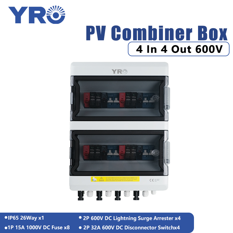 PV Combiner Box 4 input 4 outp - Solar Combiner Box 评论和价格