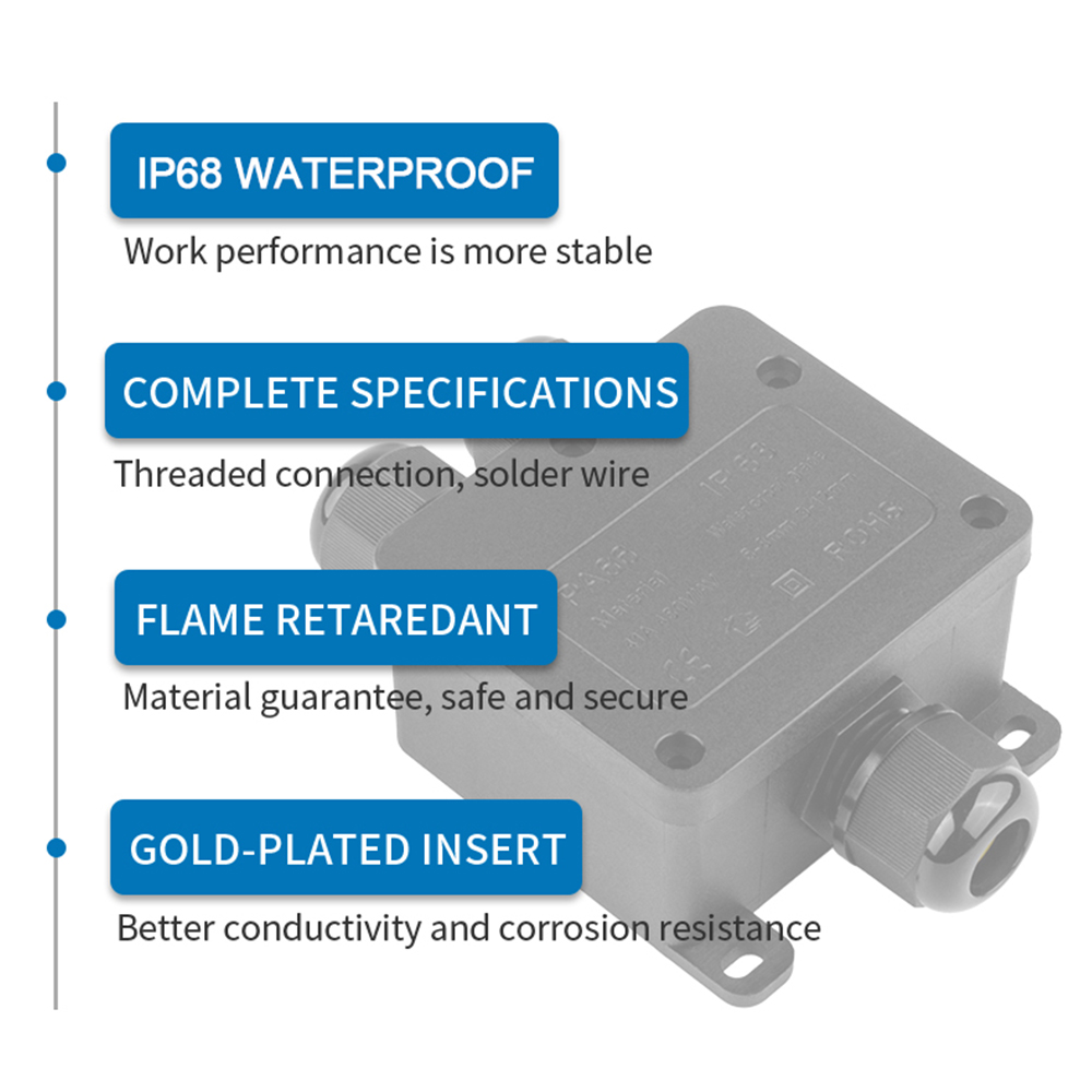 IP68 Outdoor Waterproof Juncti - Cable Gland Waterproof 评论和价格
