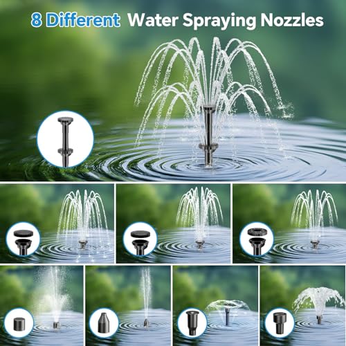 8W Solar Fountain Pump With 30 - Renewable Energy Systems 评论和价格
