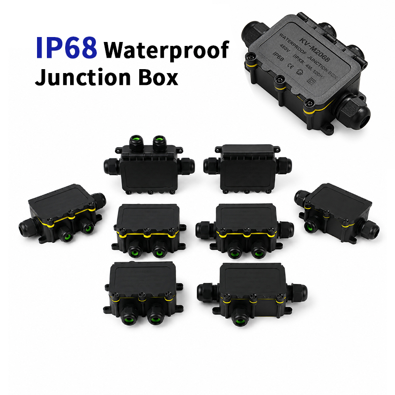 IP68 Waterproof Junction Box 2 - Cable Gland Waterproof 评论和价格