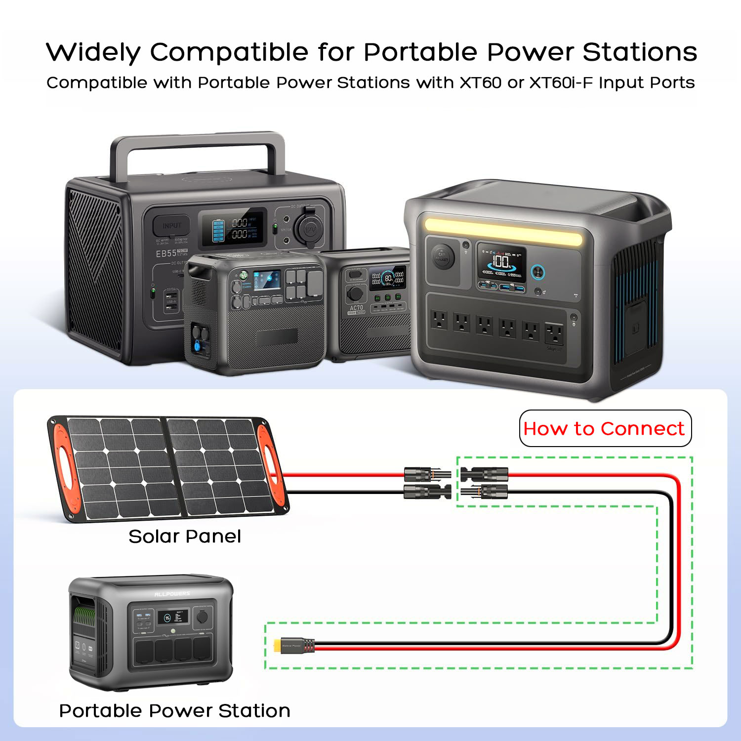 6m/3m/1.5m XT60 to Solar Panel - Renewable Energy Systems 评论和价格