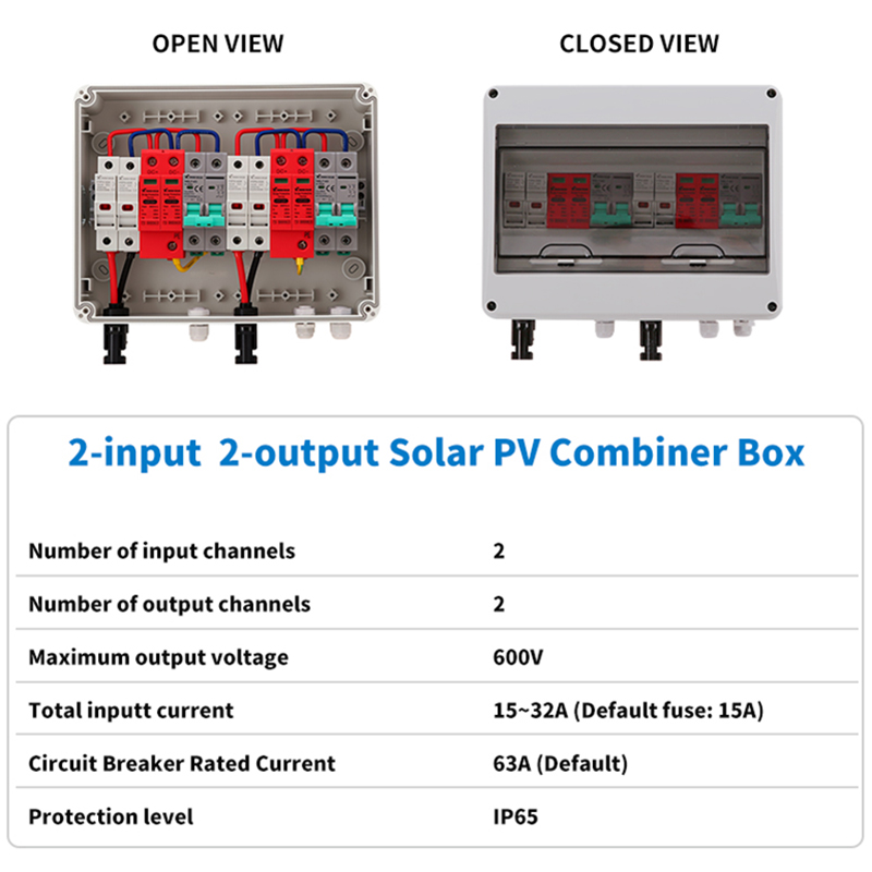 Full Copper Wire PV Combiner B - Solar Combiner Box 评论和价格
